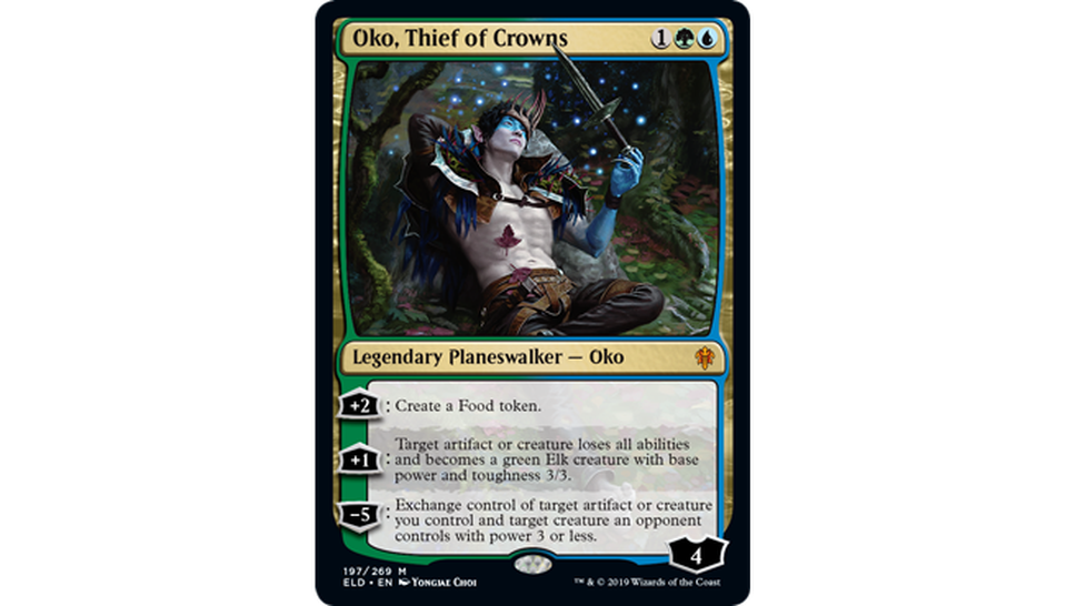 Oko Thief of Crowns - the new Magic The Gathering planeswalker from Throne ...