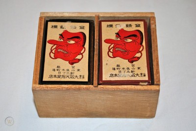 Antique Nintendo Hanafuda Playing Cards