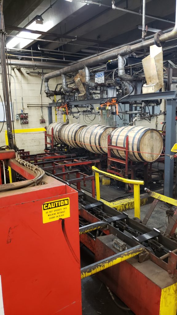 Four Roses Bottling Warehouse - Moving and Emptying Barrels