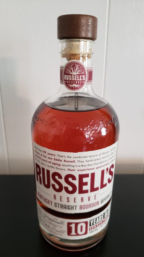Kentucky Bourbon Trail 2020 - Bottles Purchased - Russels 10 Year Reserve Bourbon