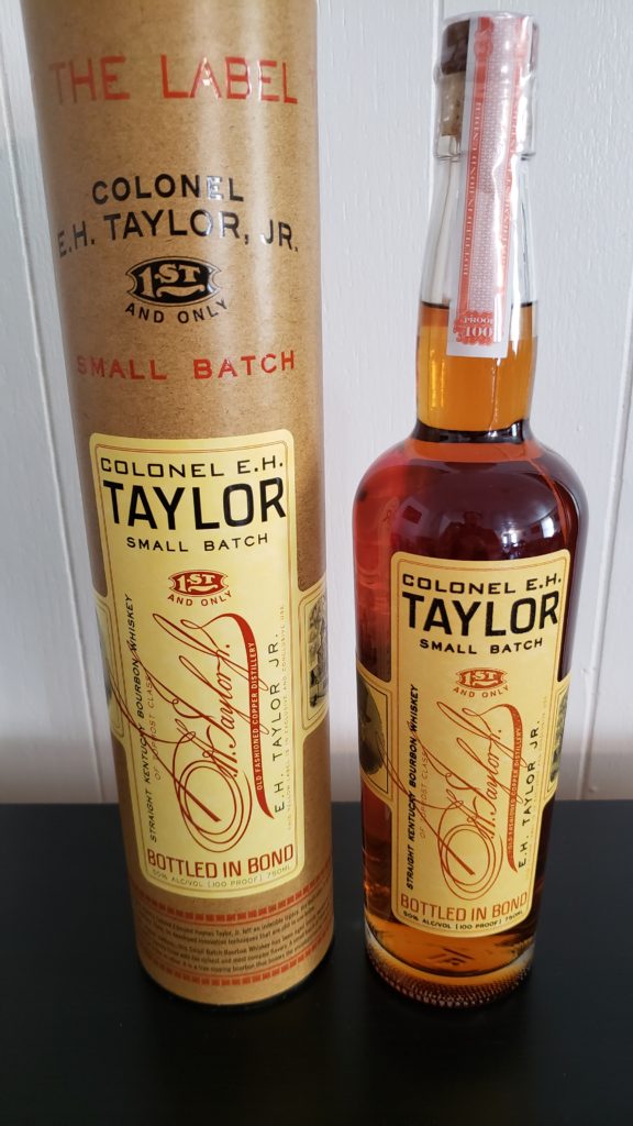 Kentucky Bourbon Trail 2020 - Bottles Purchased - Whiskey Colonel E.H. Taylor Small Batch Kentucky Bourbon