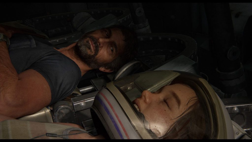 The Last of Us Review - Ellie and Joel in the Space Shuttle